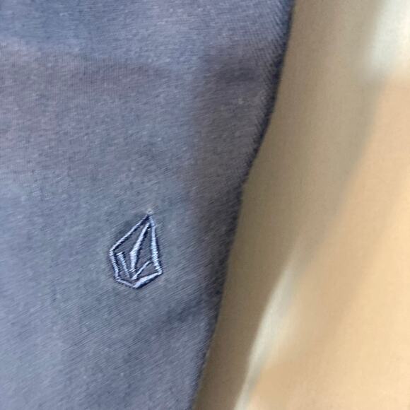 Volcom Repreve Recycled Straight Leg Elastic Waist Drawstring Pullon Blue Pants - Picture 8 of 11